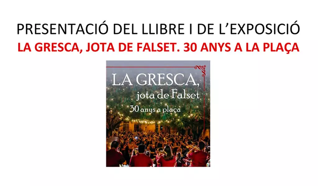 4 de juny – Presentació del llibre i de l’exposició «La Gresca, jota de falset»